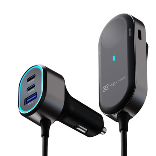 Cargador de auto con extensión USB C 6 puertos 100W Cargador de auto con extensión USB C 6 puertos 100W
