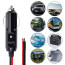 Adaptador encendedor Enchufe auto 12v 24v con Fusible