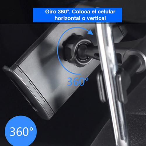 Soporte celular tablet auto asiento respaldo cabecera Soporte celular tablet auto asiento respaldo cabecera