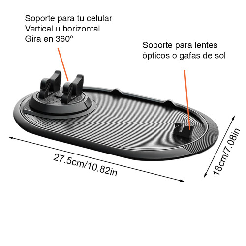 Soporte Antideslizante Celular Para Auto lentes Soporte Antideslizante Celular Para Auto lentes
