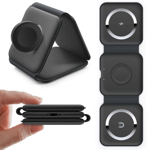 Cargador 3 en 1 para Apple Watch iPhone Airpods Cargador 3 en 1 para Apple Watch iPhone Airpods