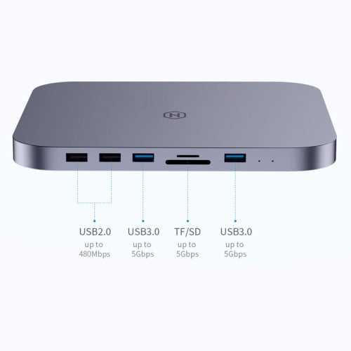 Docking Station USB C Mac Mini cofre SSD Sata Docking Station USB C Mac Mini cofre SSD Sata