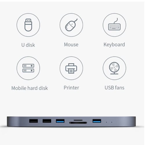Docking Station USB C Mac Mini cofre SSD Sata Docking Station USB C Mac Mini cofre SSD Sata