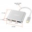 Adaptador USB C a HDMI / USB type C / USB 3.0 4k 30HZ