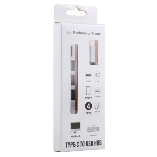 Hub USB C con 3 puertos USB 3.0 y lector SD 