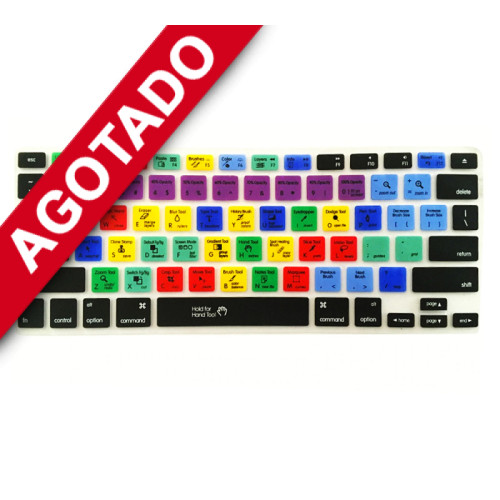 Silicona teclado Macbook Pro 13 Photoshop Inglés