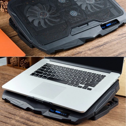 Ventilador notebook ajustable 4 ventiladores 