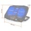 Ventilador notebook ajustable 4 ventiladores 