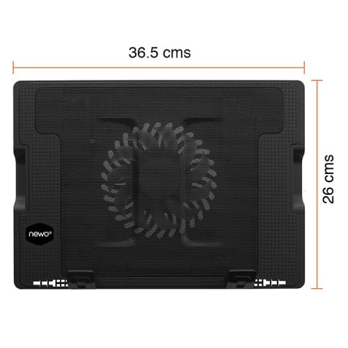 Ventilador base notebook pasacables Newo NW-638B