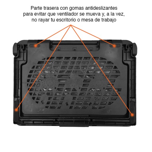 Ventilador notebook Base 2 ventiladores NW-638F