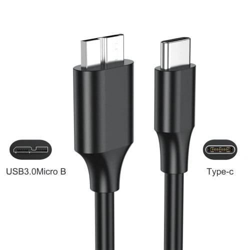 Cable USB C a Micro B disco duro externo Cable USB C a Micro B disco duro externo
