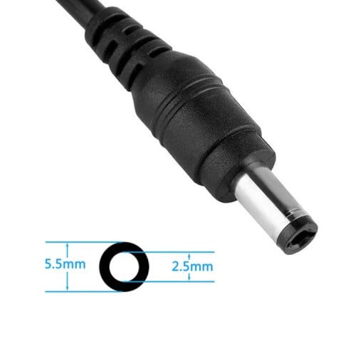 Adaptador de corriente 12V 1A Plug 5.5 x 2.5 mm