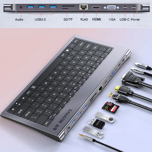 Docking Station Teclado Notebook Macbook Pro USB C