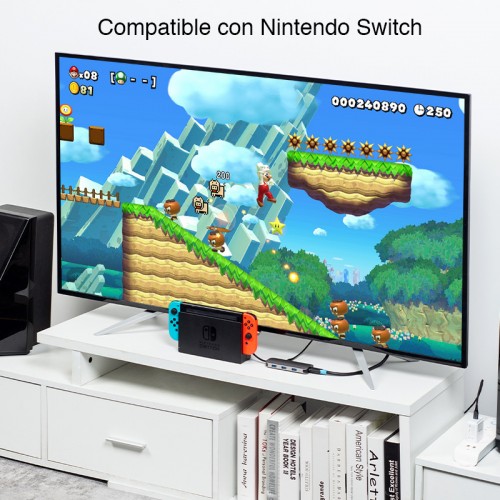 Adaptador Usb Tipo C Hub HDMI Mac Notebook Vention