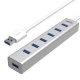 Hub USB 3.0 duplicador 7 puertos energizado Unitek