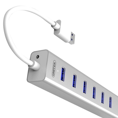 Hub USB 3.0 duplicador 7 puertos energizado Unitek