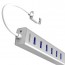 Hub USB 3.0 duplicador 7 puertos energizado Unitek