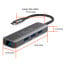 Adaptador USB C a LAN RJ45 Gigabit y 3 USB 3.0 