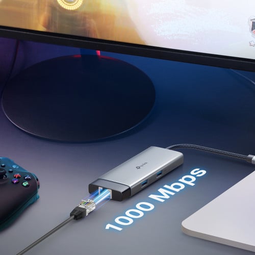 Docking USB C a HDMI RJ45 USB 3.0 100W