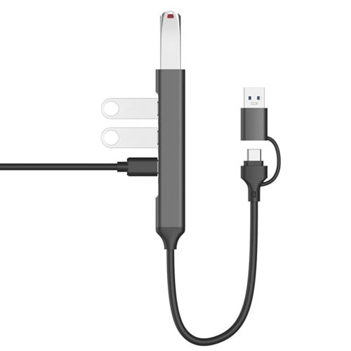 Hub USB C a USB C 3 puertos + USB 3.0