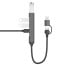 Hub USB C a USB C 3 puertos + USB 3.0