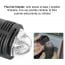 Aspiradora USB para teclado con cepillo y luz