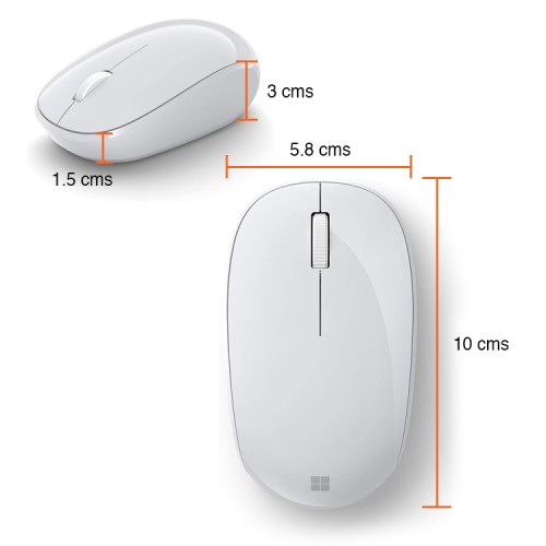 Mouse Bluetooth 5.0 Microsoft Blanco Windows