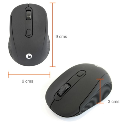 Mouse inalambrico nano receptor USB 1600dpi