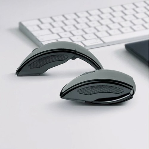 Mouse inalámbrico plegable ergonómico receptor USB