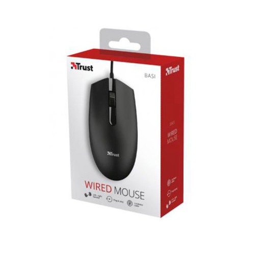 Mouse USB cable 1200 dpi Negro Ambidiestro Trust Mouse USB cable 1200 dpi Negro Ambidiestro Trust