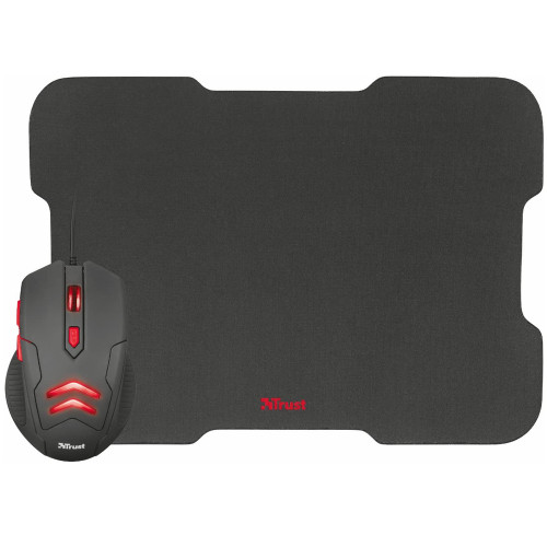 Kit Mousepad y Mouse Trust Gaming Ziva Kit Mousepad y Mouse Trust Gaming Ziva