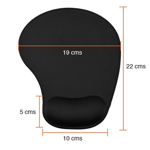 Mouse Pad ergonómico apoyamuñecas Utek UT-MP305