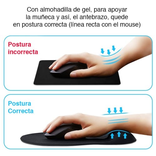 Mouse gel ergonómico