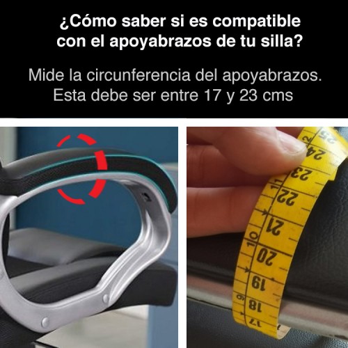 Mouse Pad Ergonómico soporte apoya Brazo silla