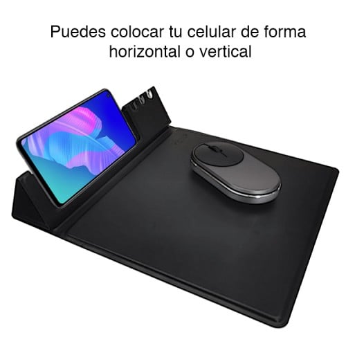 Mouse Pad con soporte celular y lapicero
