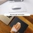 Mouse Pad Reversible Aluminio y Cuero PU NW-A20