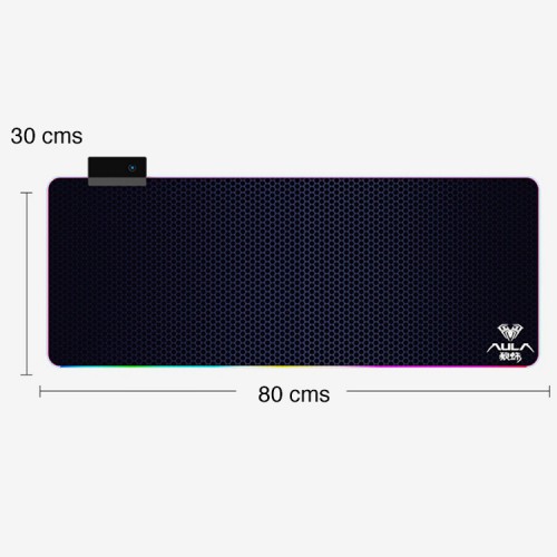 Mouse Pad RGB Led XL Gamer 80 x 30 cms Aula