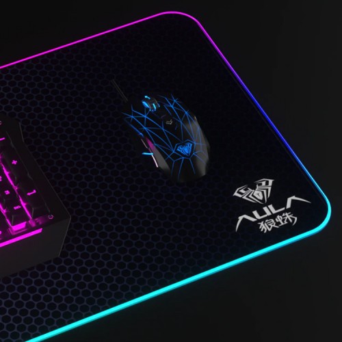 Mouse Pad RGB Led XL Gamer 80 x 30 cms Aula