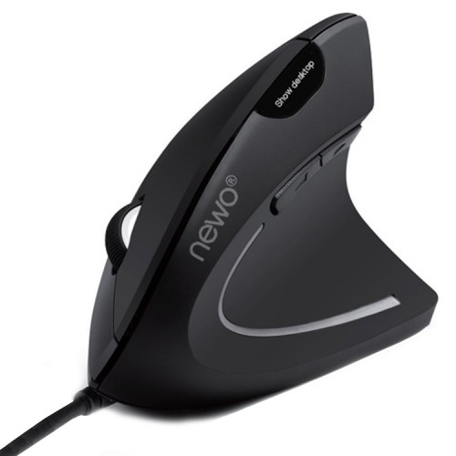 Mouse Vertical cable USB óptico ergonómico 