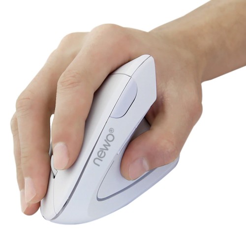 Mouse Vertical Ergonómico Inalámbrico Blanco