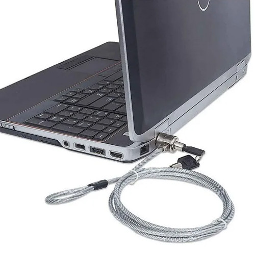 Candado notebook con llave piola seguridad