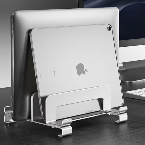 Soporte vertical Notebook Macbook aluminio escritorio Soporte vertical Notebook Macbook aluminio escritorio