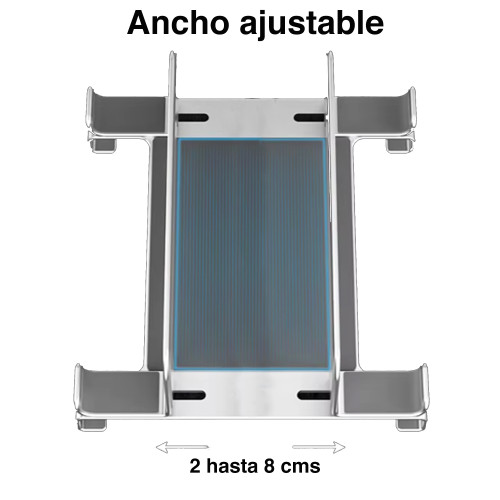 Soporte vertical Notebook Macbook aluminio escritorio Soporte vertical Notebook Macbook aluminio escritorio