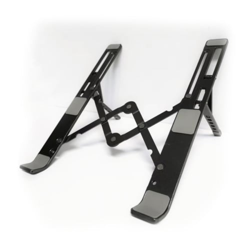 Soporte Notebook aluminio negro hasta 14 pulgadas