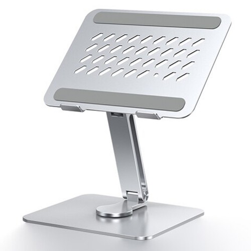 Soporte Notebook Giratorio aluminio ajustable hasta 15.6"