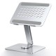Soporte Notebook Giratorio aluminio ajustable hasta 15.6"