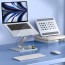Soporte Notebook Giratorio aluminio ajustable hasta 15.6"