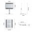 Soporte Notebook Giratorio aluminio ajustable hasta 15.6"