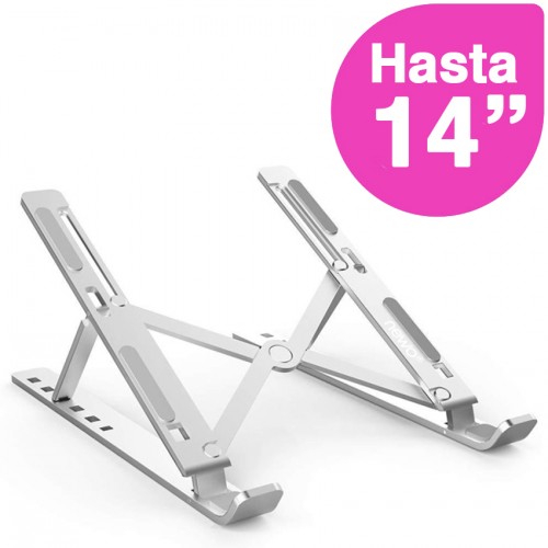 Soporte Plegable Notebook y Macbook 14" Aluminio 