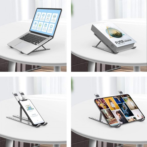 Soporte Plegable Notebook y Macbook Aluminio 14" NW-A11